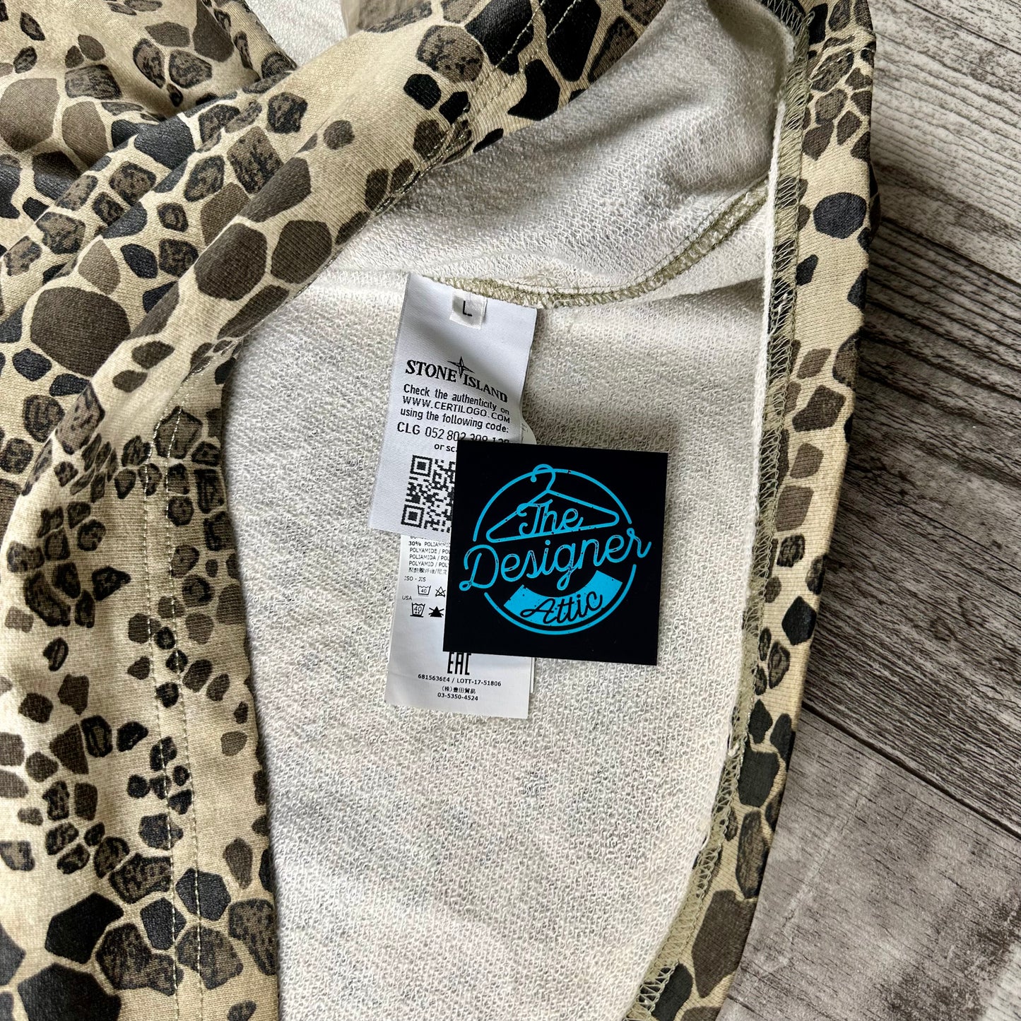 Stone Island Alligator Sweater - Large