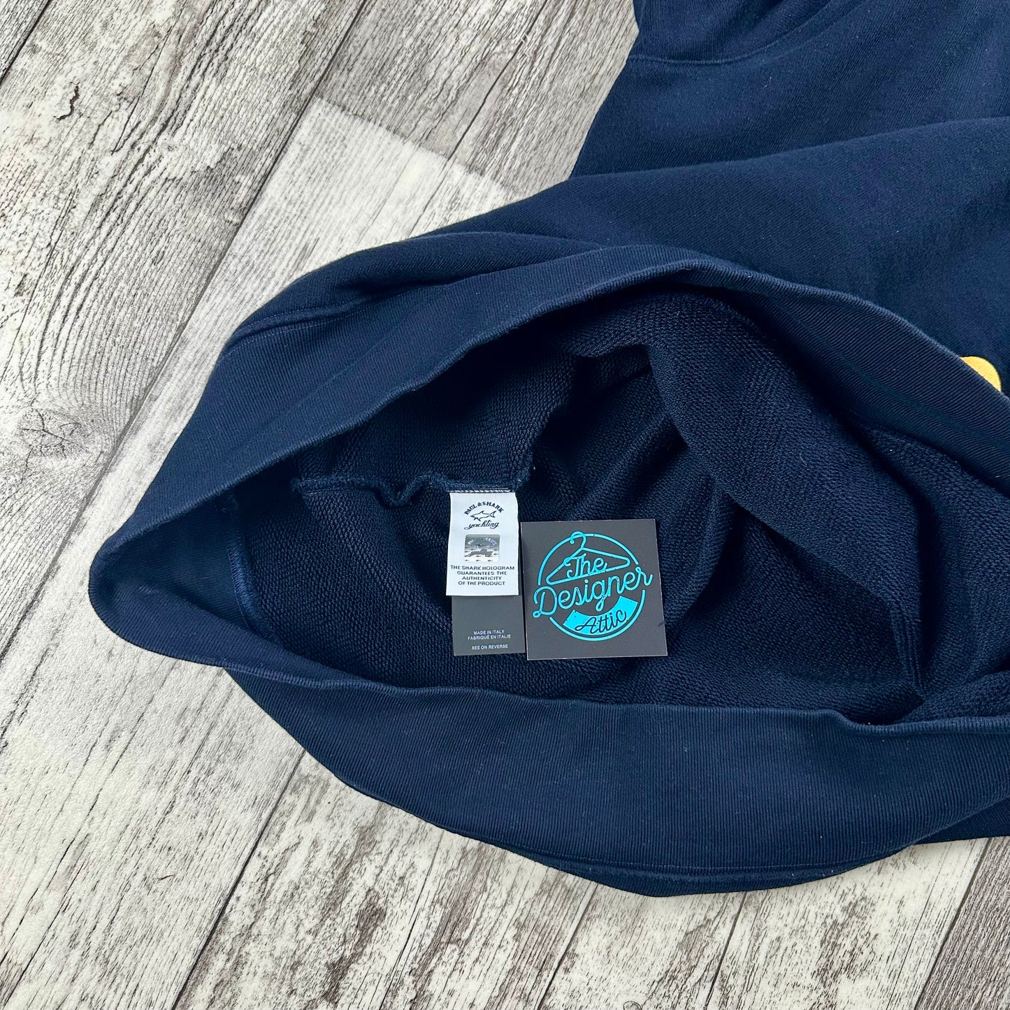 Paul & Shark Print Hoodie - Medium