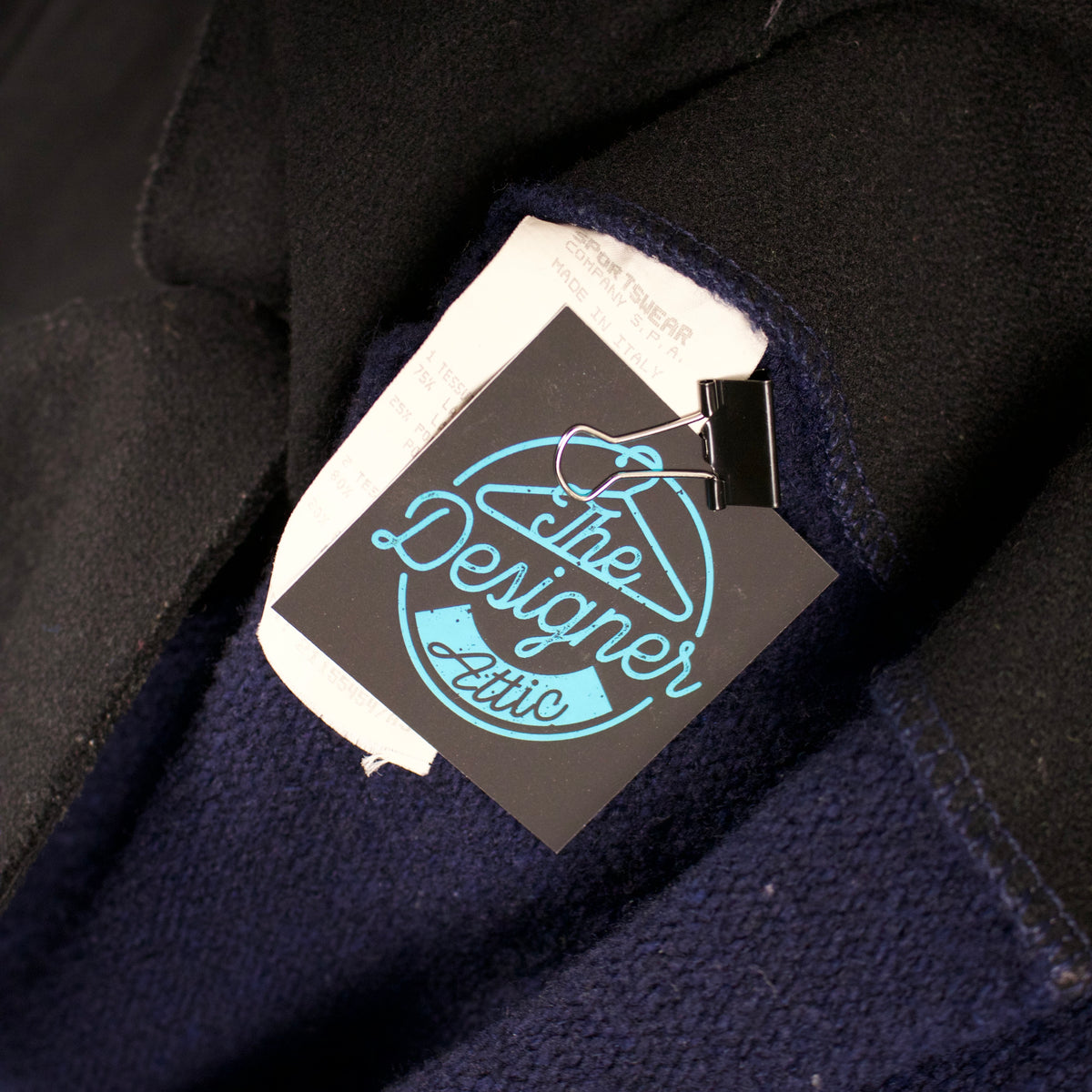Stone Island A/W '94 Military Knit Jumper with Green Edge Badge - ExL / 2XL