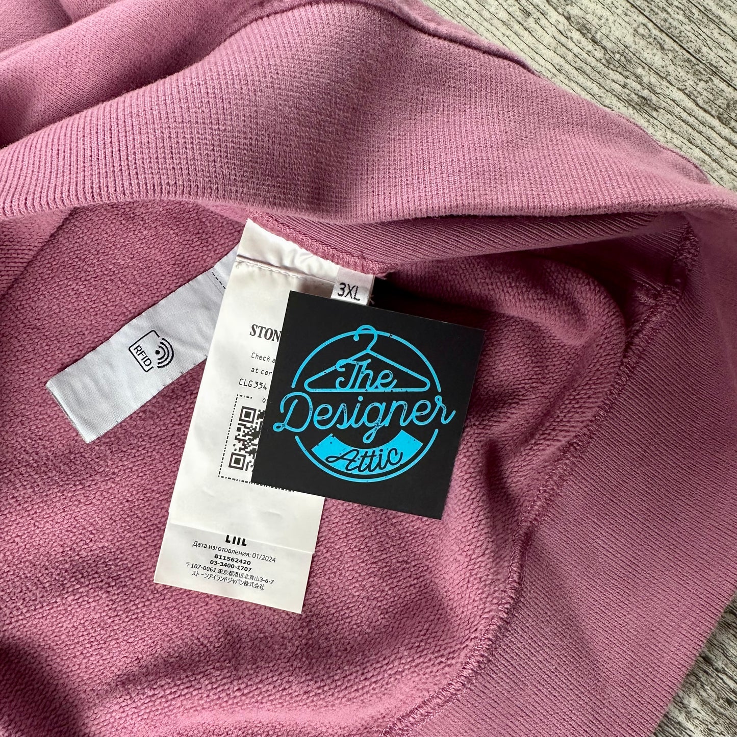 Stone Island Rosa Quartz Sweater - 3XL