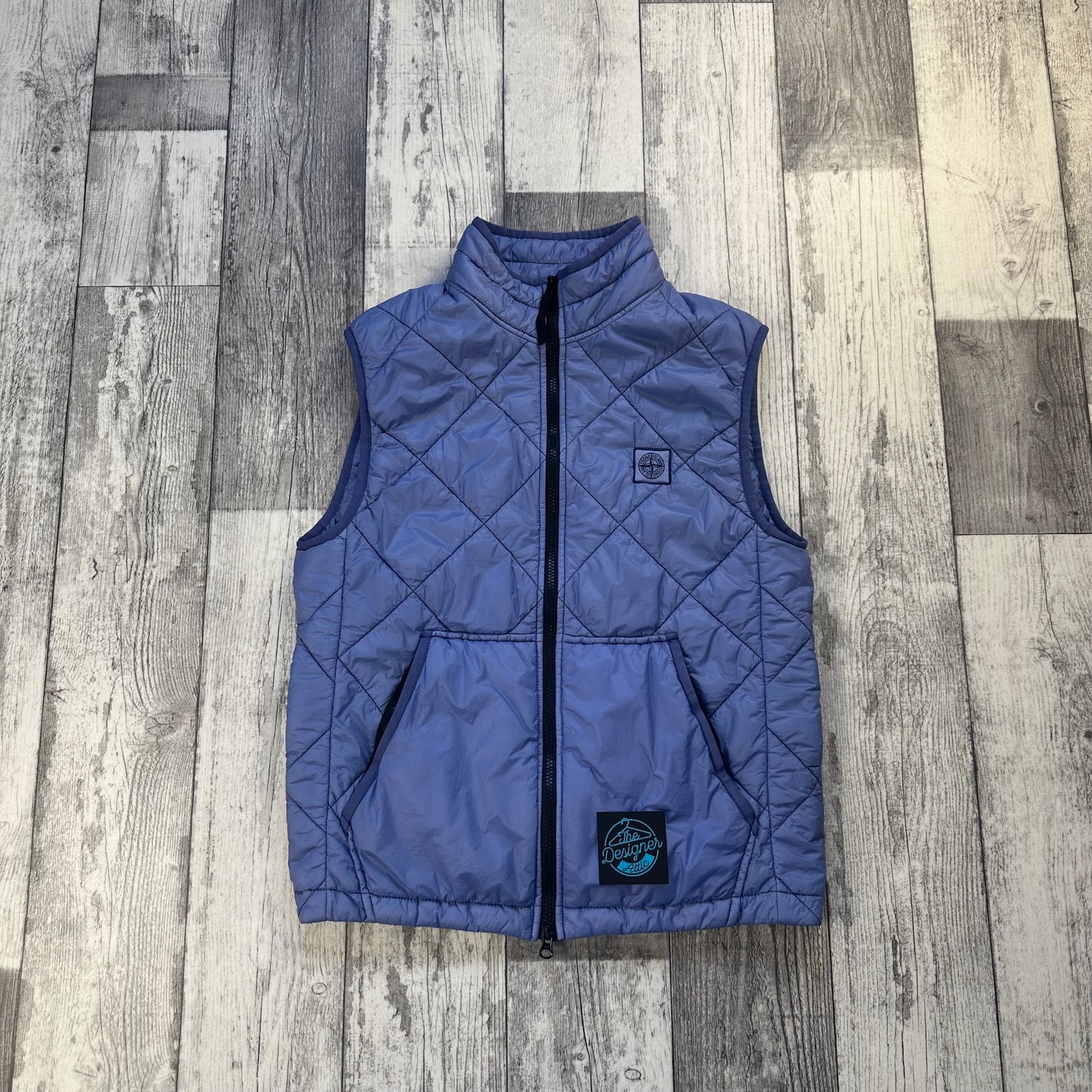 Stone Island Garment Dyed Quilted MicroYarn Gilet - Medium