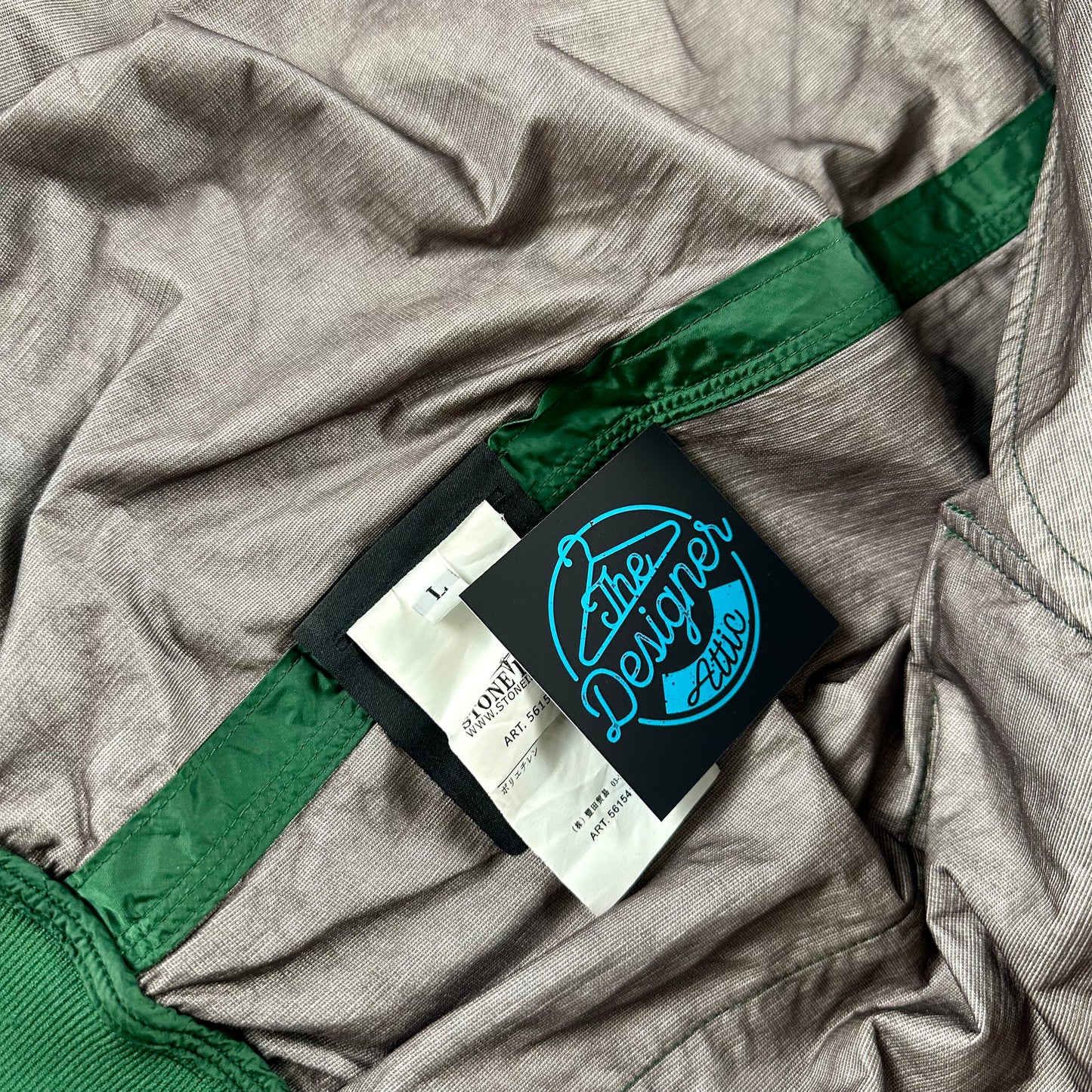 Stone Island Micro RipStop 7 Den / Tyke Shield Bomber Jacket - Large