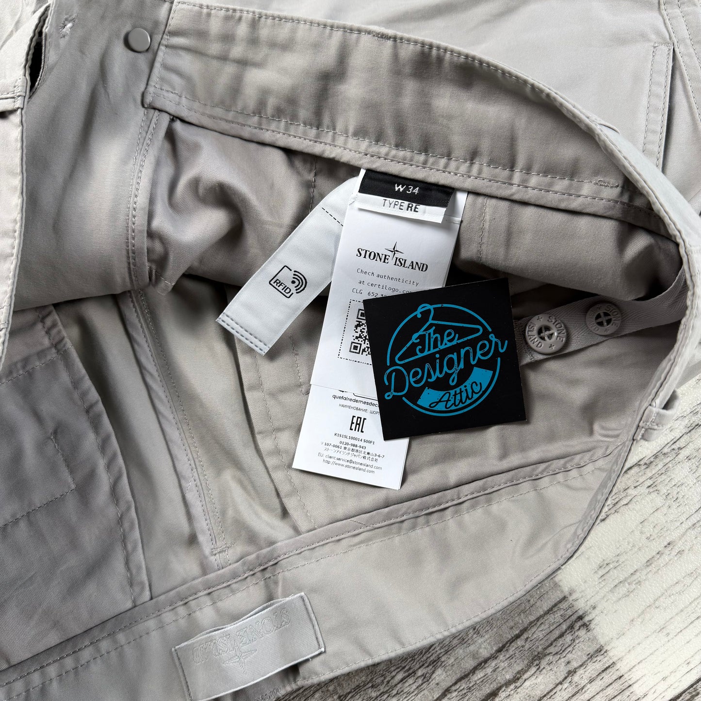 Stone Island S/S ‘25 Ghost Shorts - Large