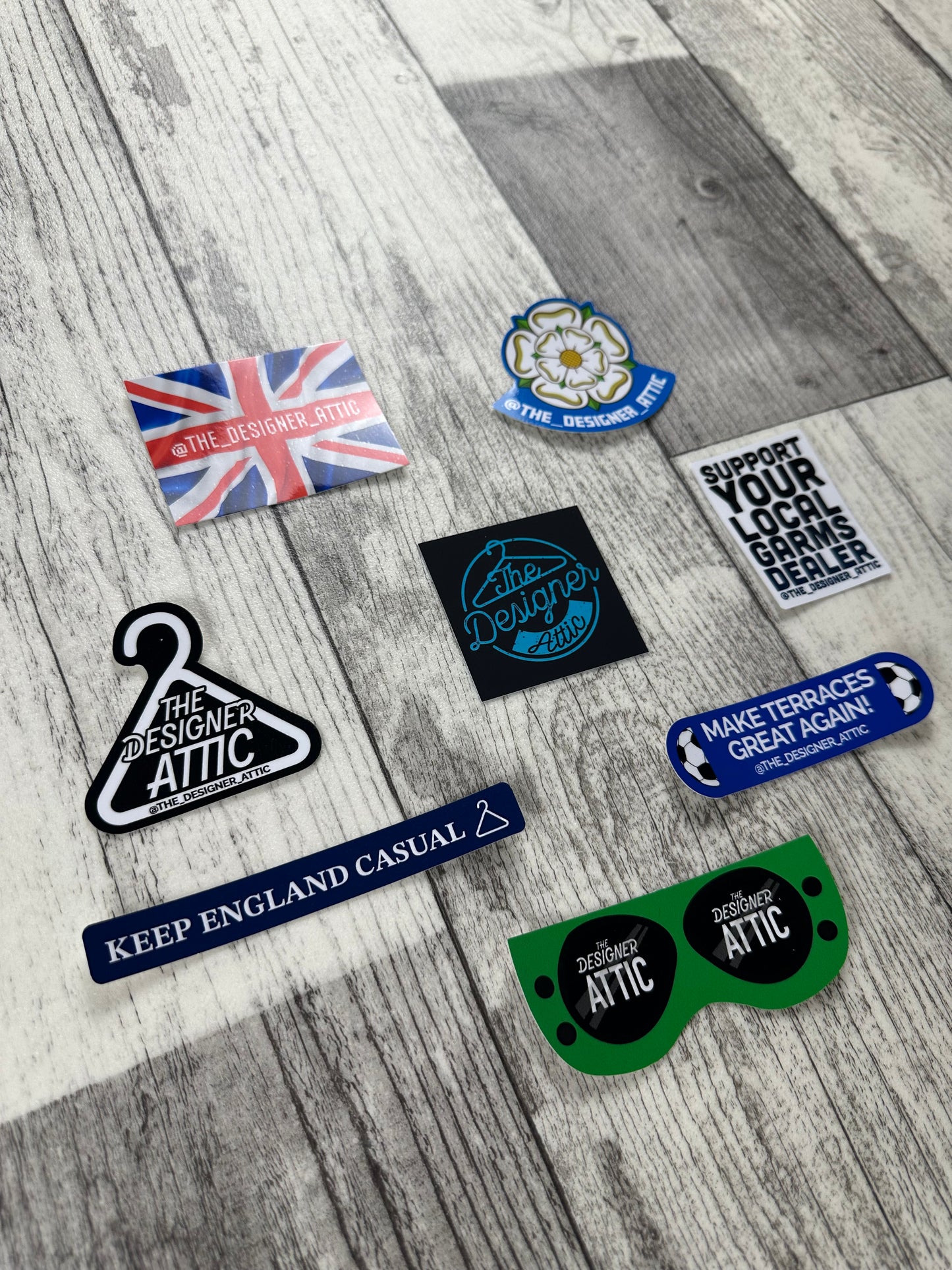 The Designer Attic sticker pack