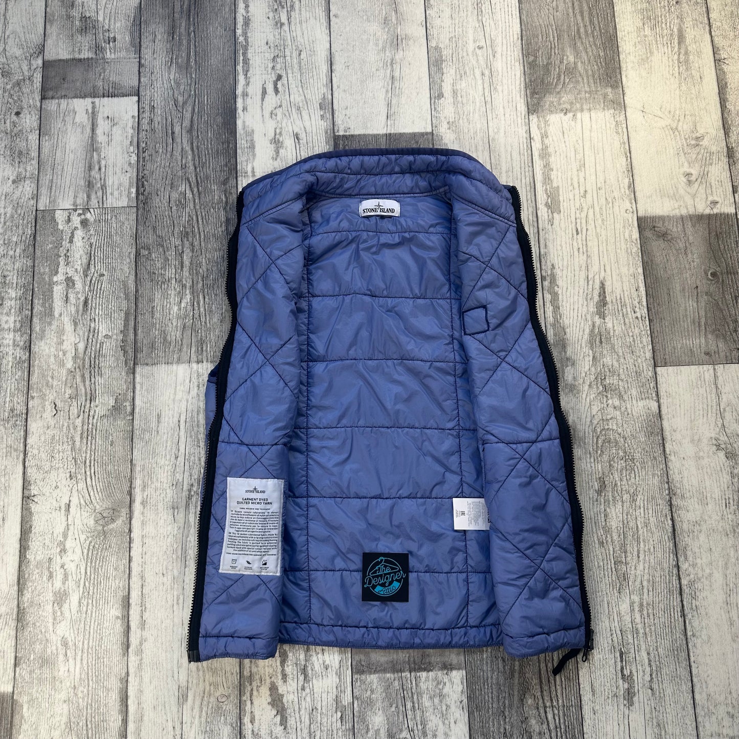 Stone Island Garment Dyed Quilted MicroYarn Gilet - Medium