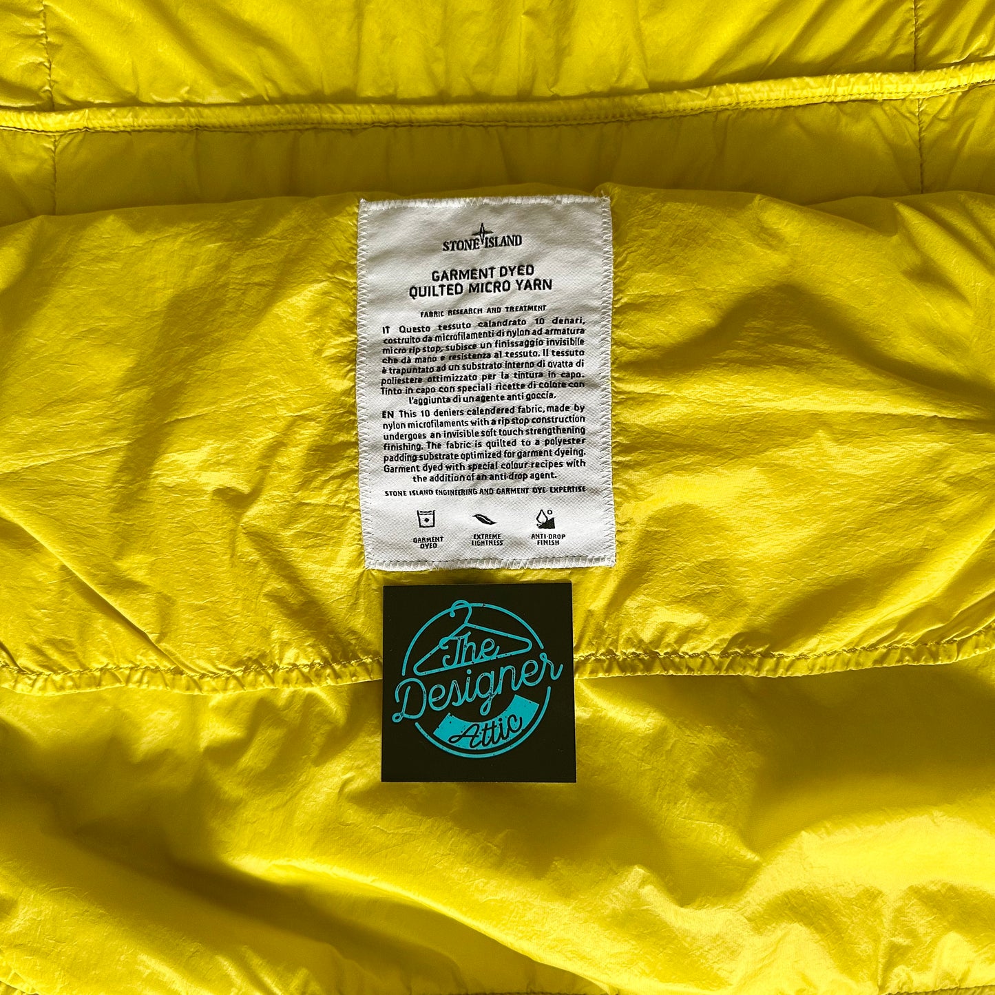 Stone Island Garment Dyed Micro Yarn Rain smock - OS