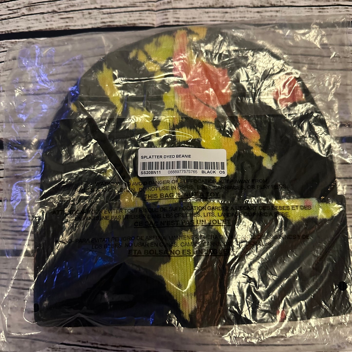 Supreme - Splatter Dyed beanie