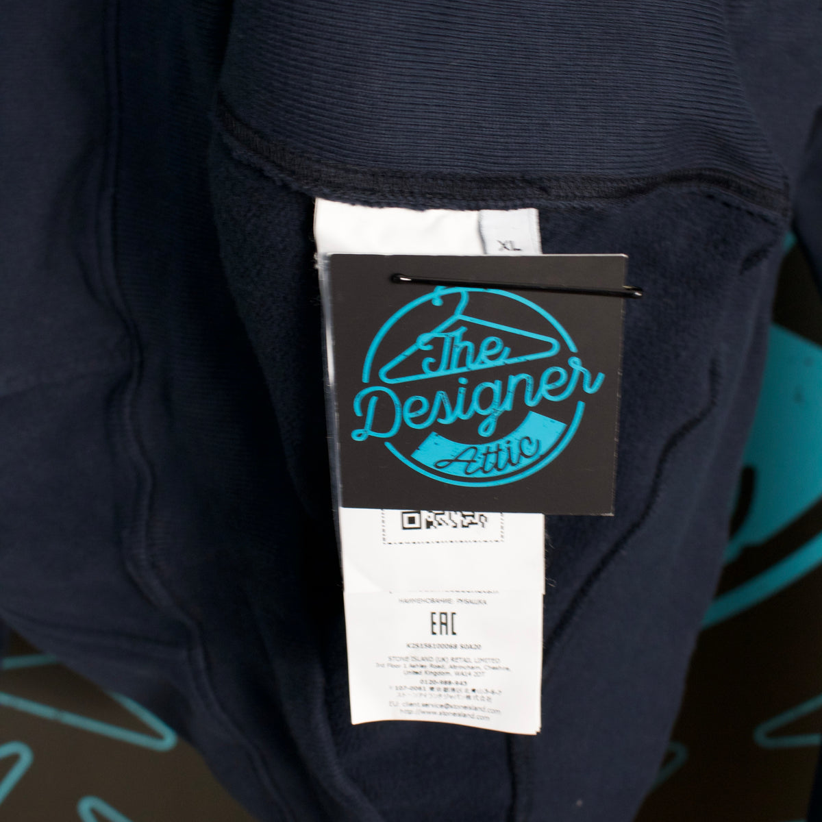 Stone Island A/W '25 1/4 Zip Navy - ExL / 2XL