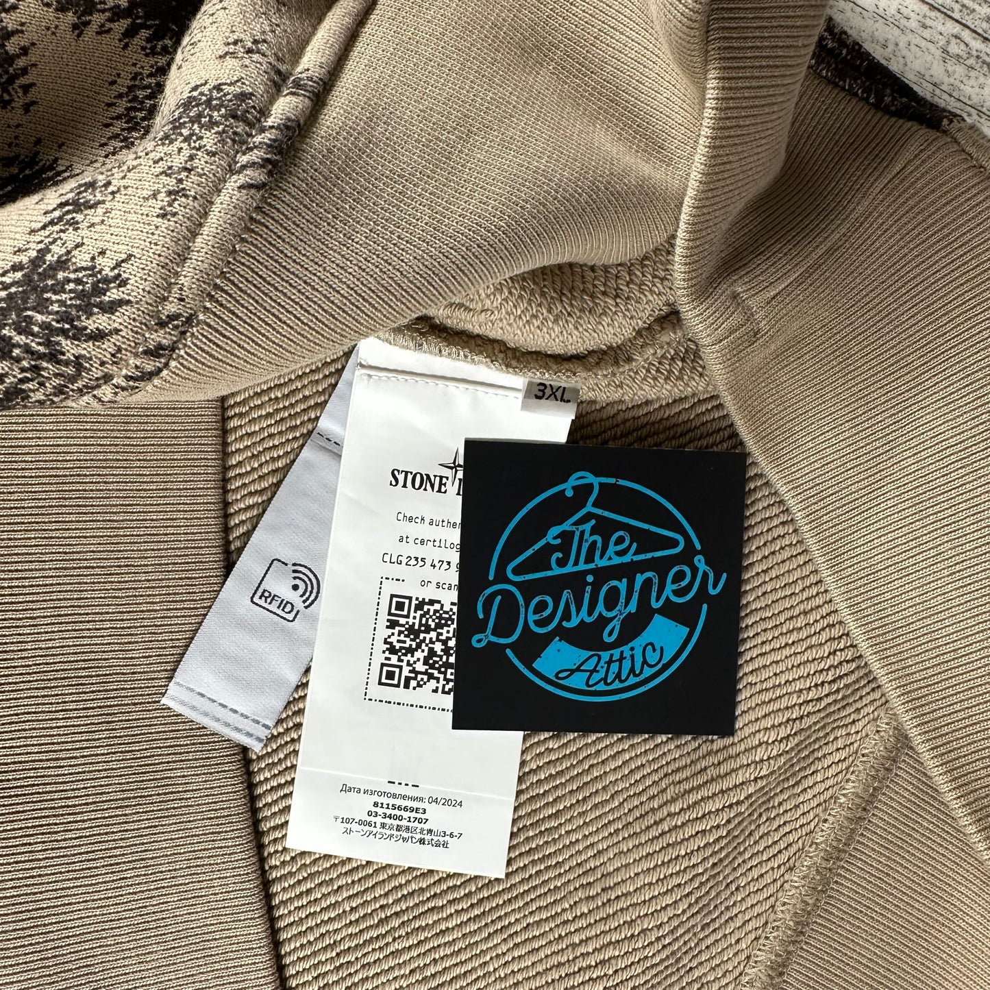 Stone Island Earth Mapping sweater - 3XL