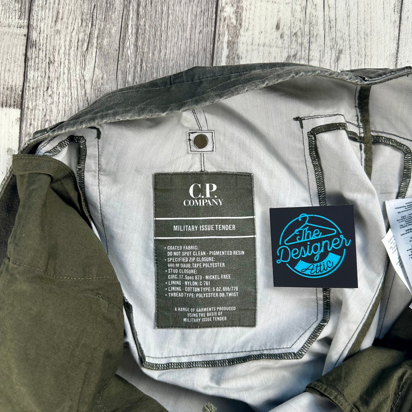CP Company 50 Fili Plated cargos - Large