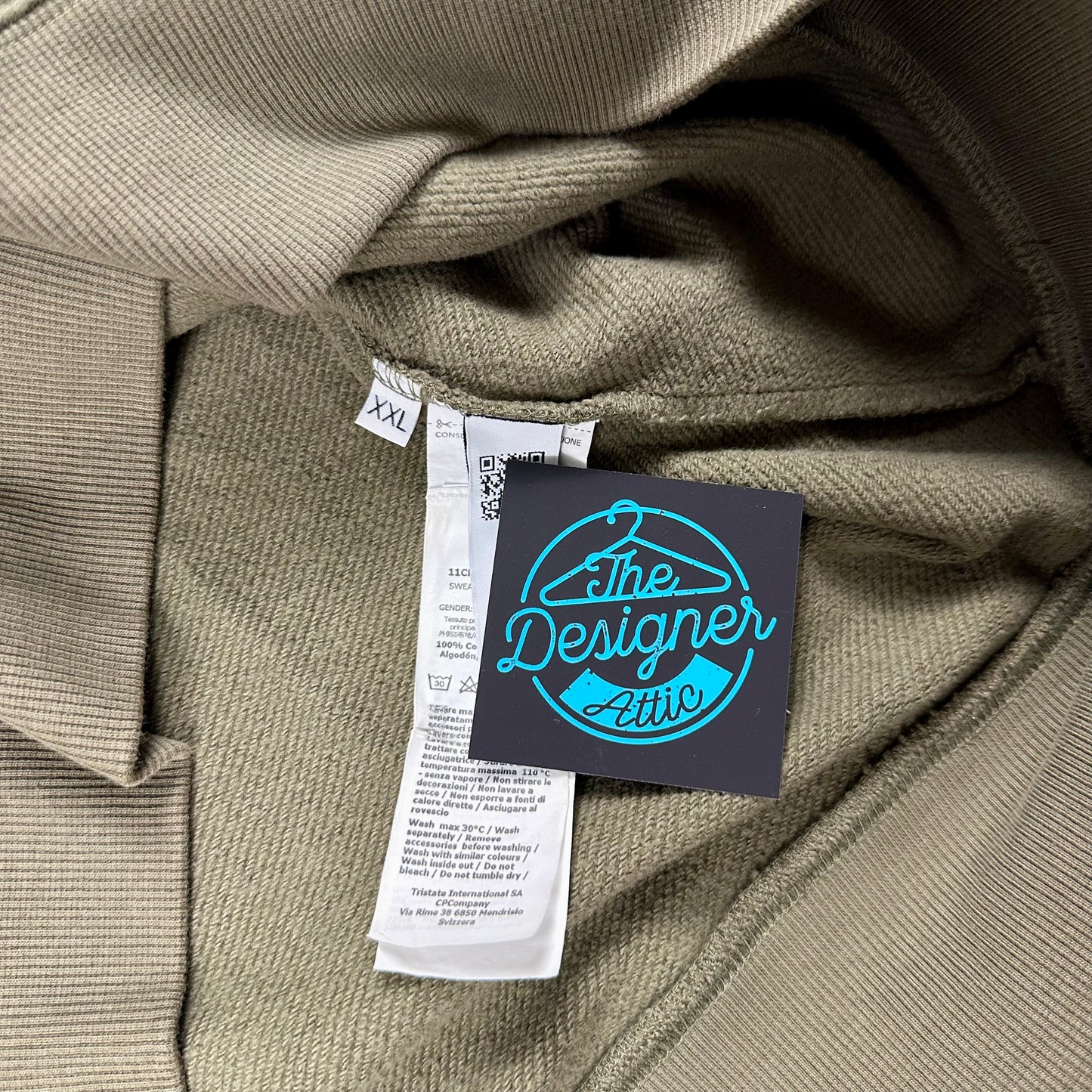 CP Company Diagonal Raised Fleece sweater - 2XL