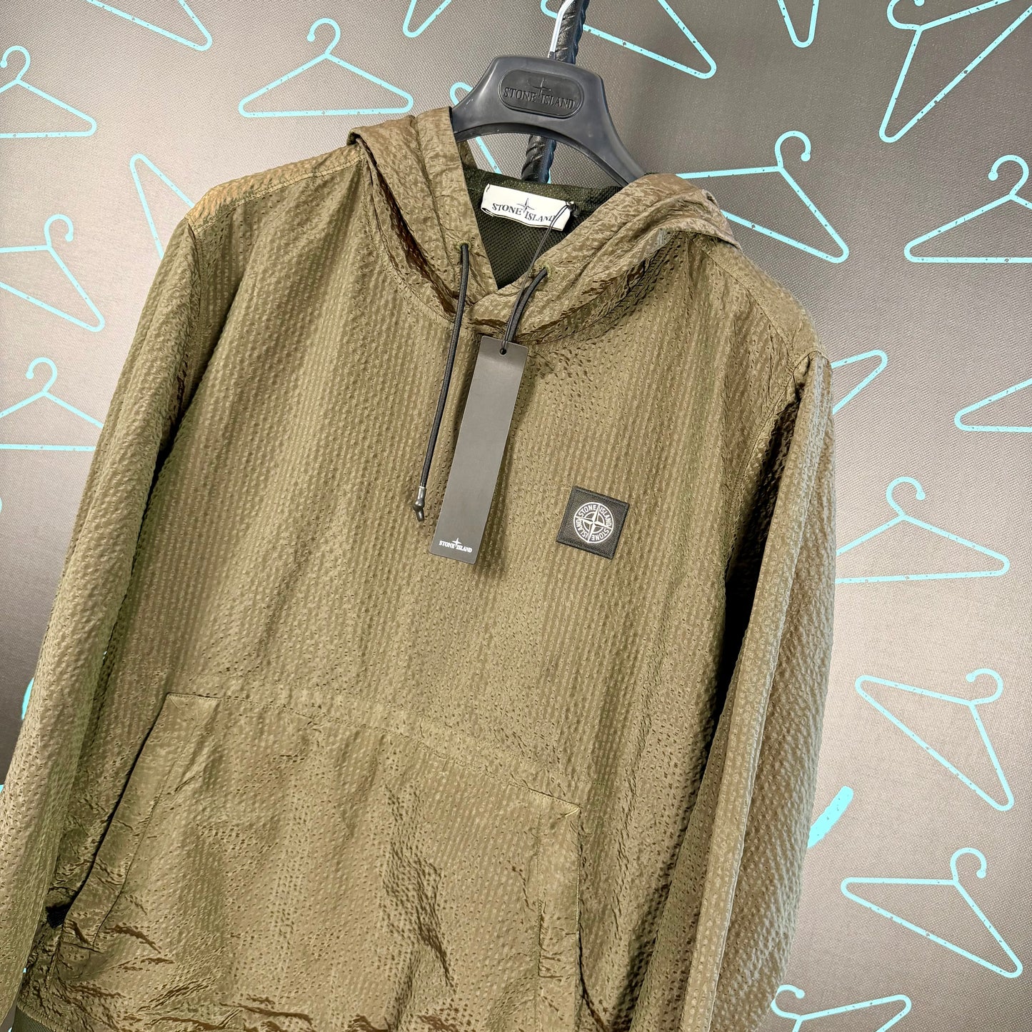 Stone Island Poly Frame Hoodie - Large