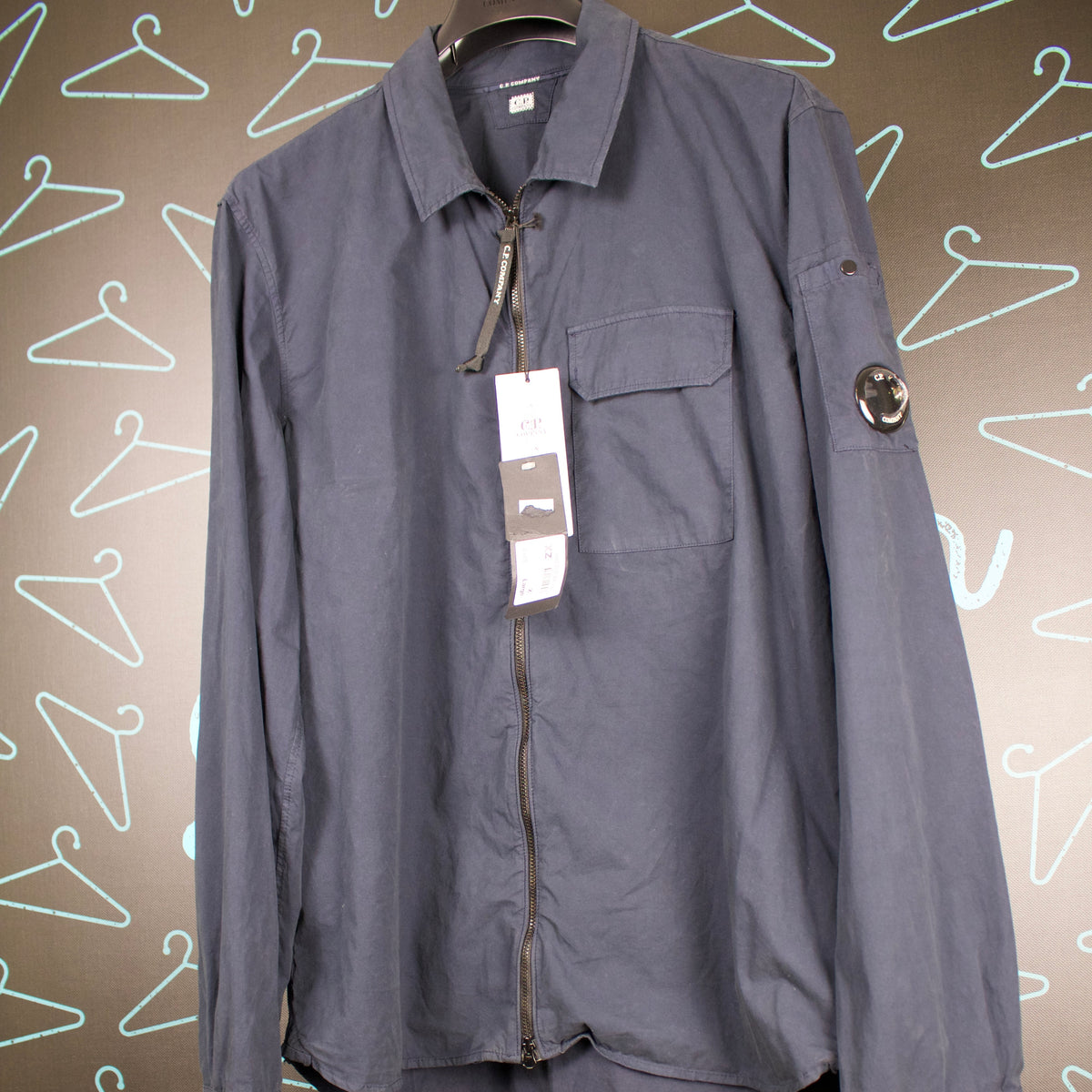 CP Company Zip Overshirt 'Total Eclipse' - ExL