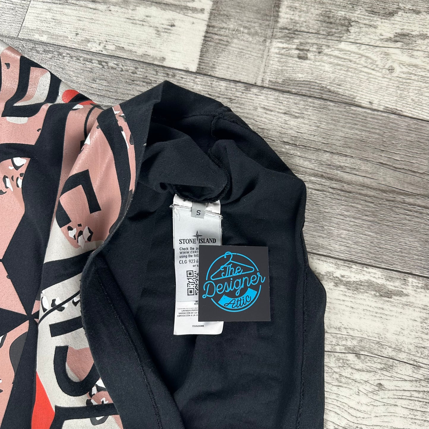 Stone Island Compass Camo Cotton T Shirt - Medium