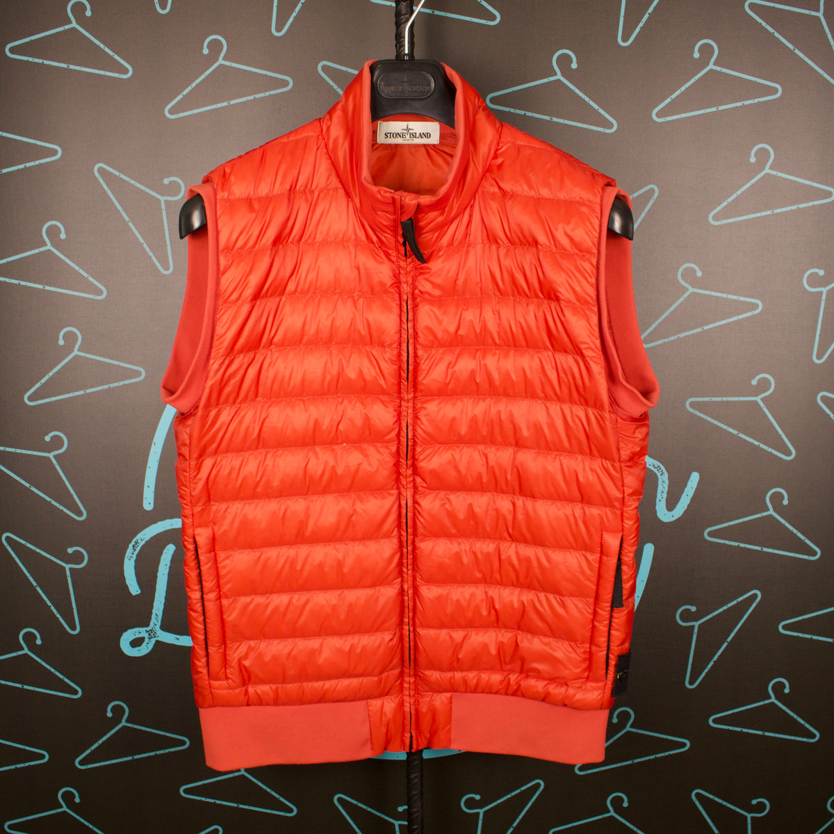 Stone Island S/S '12 Micro Rip Stop 7 Den/Down Gilet - Medium