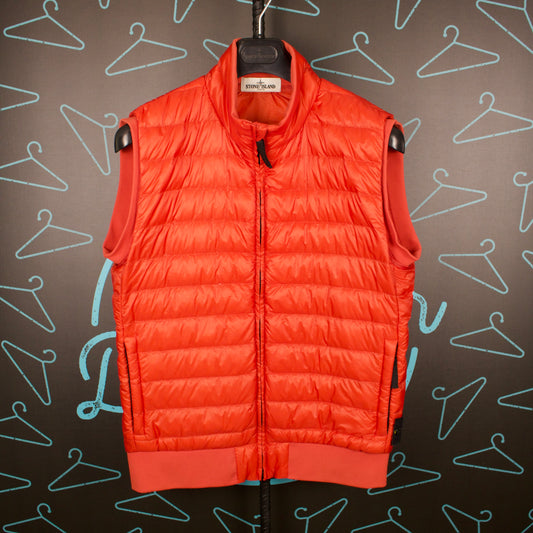 Stone Island S/S '12 Micro Rip Stop 7 Den/Down Gilet - Medium