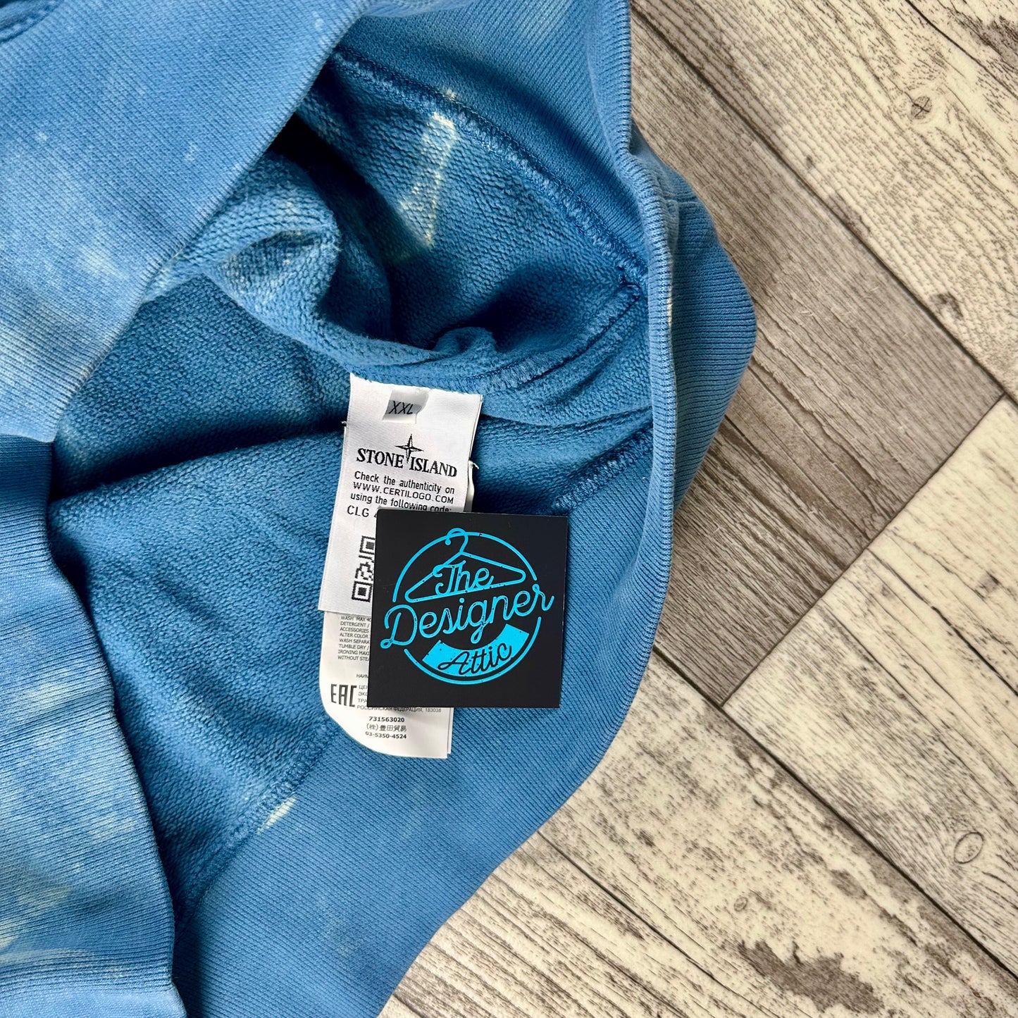 Stone Island A/W ‘20 Bleached Sweater - 2XL
