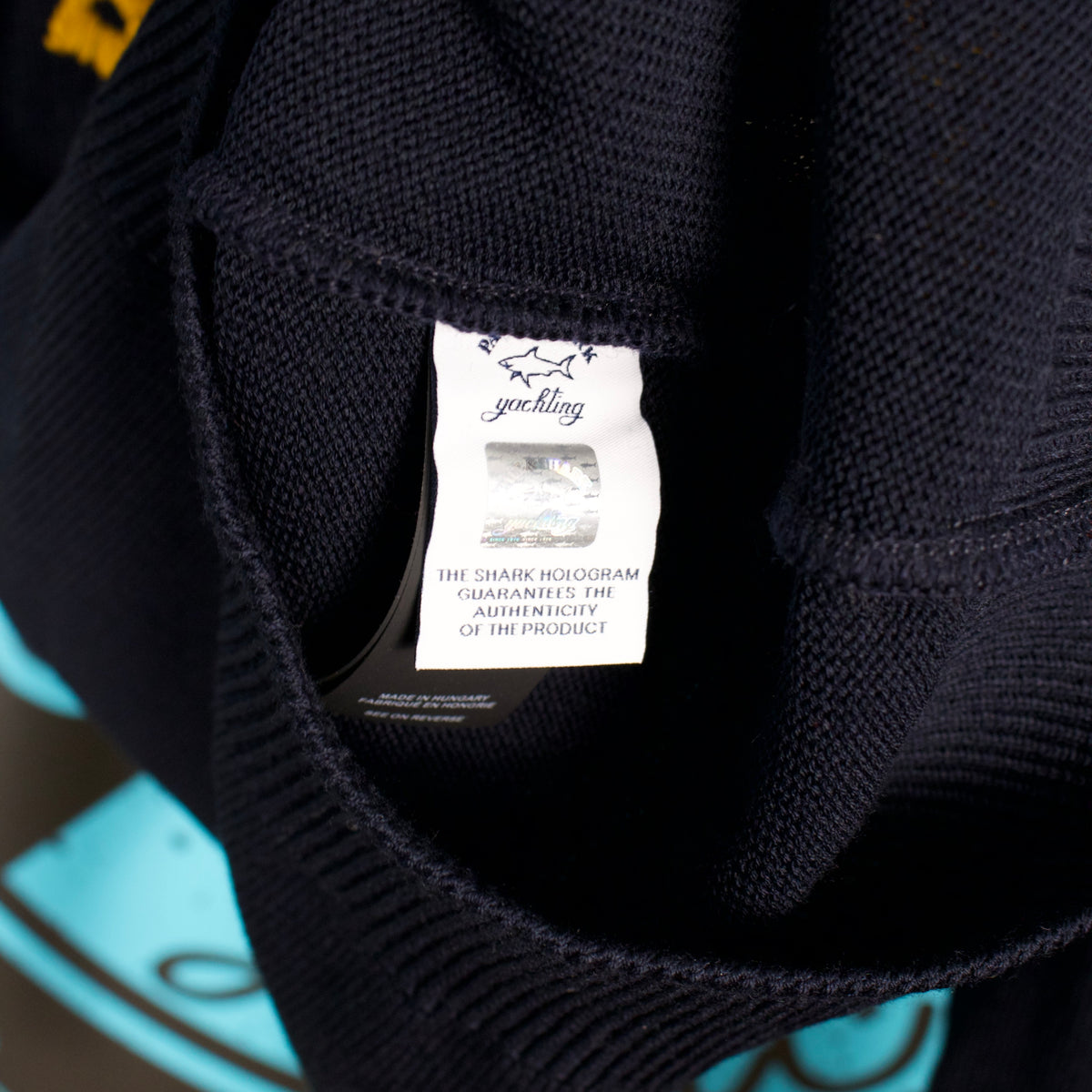 SALE! Paul & Shark Merino Embroidered Knit Sweater - Medium