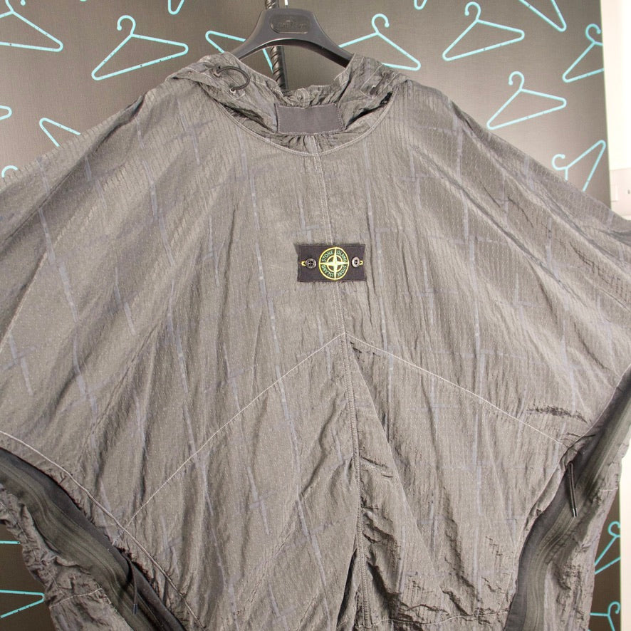 Stone Island House Check Nylon Metal Black Watro Smock - UNI