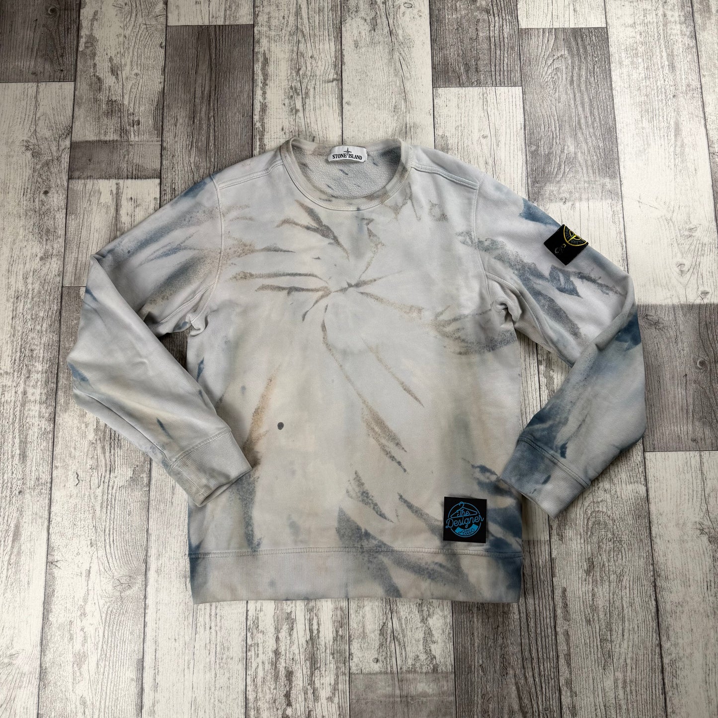 Stone Island Bleach Dye Sweater - Medium