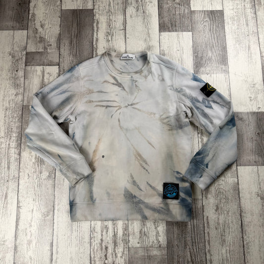 Stone Island Bleach Dye Sweater - Medium