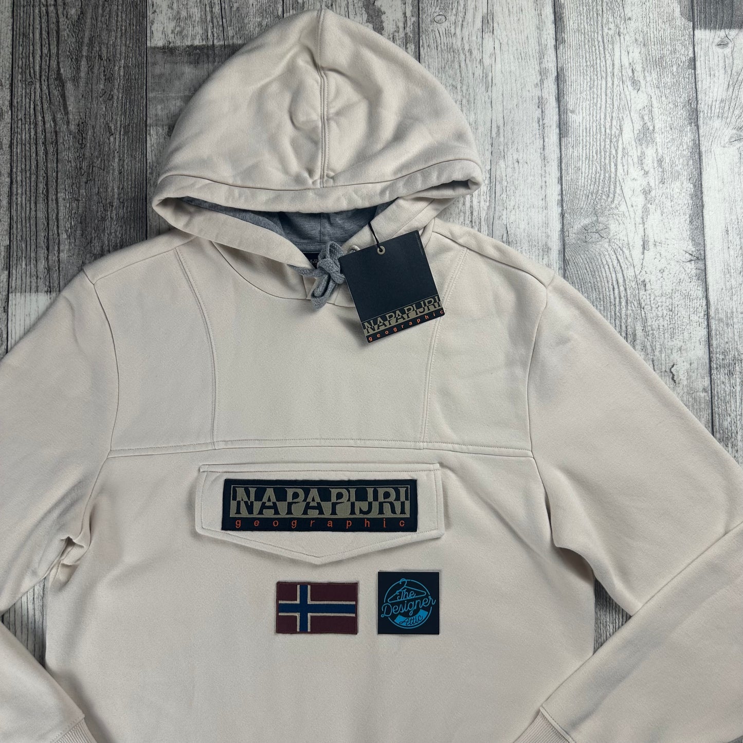 Napapijri Burgee Winter 2 Pocket Hoodie - Large