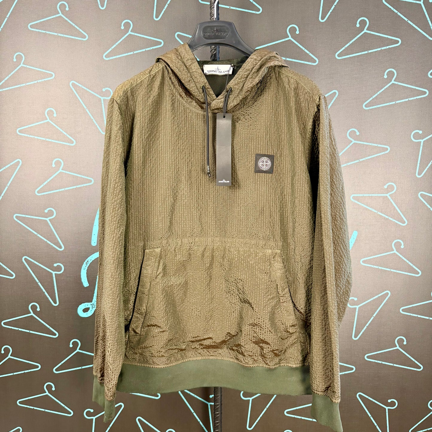 Stone Island Poly Frame Hoodie - Large