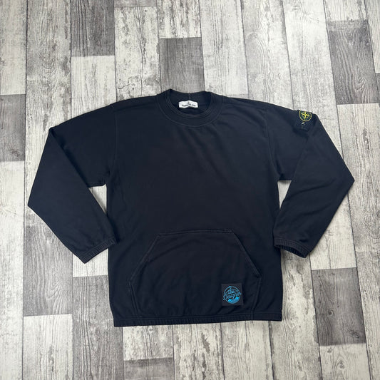Stone Island Reflective Sweatshirt - Large