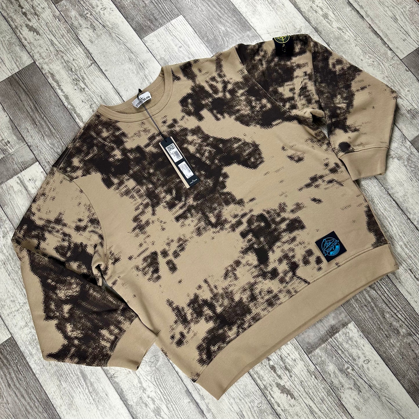 Stone Island Earth Mapping sweater - 3XL