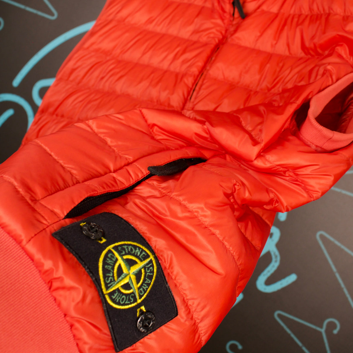 Stone Island S/S '12 Micro Rip Stop 7 Den/Down Gilet - Medium
