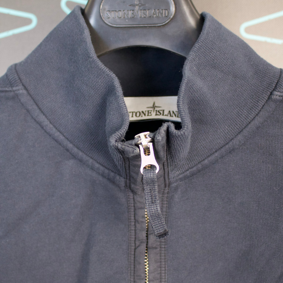 Stone Island A/W '25 1/4 Zip Navy - ExL / 2XL