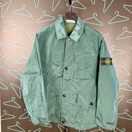 Stone Island S/S ‘23 Metal Watro-TC in Econyl Overshirt - Large