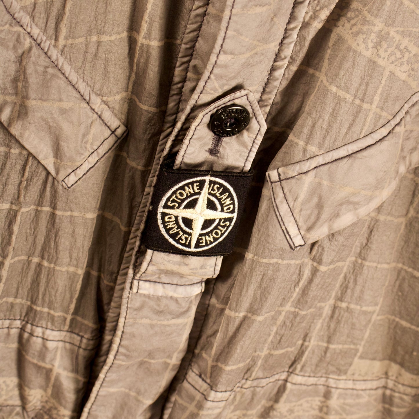 Stone Island S/S '21 Reflective Grid on Lamy-TC Jacket - ExL