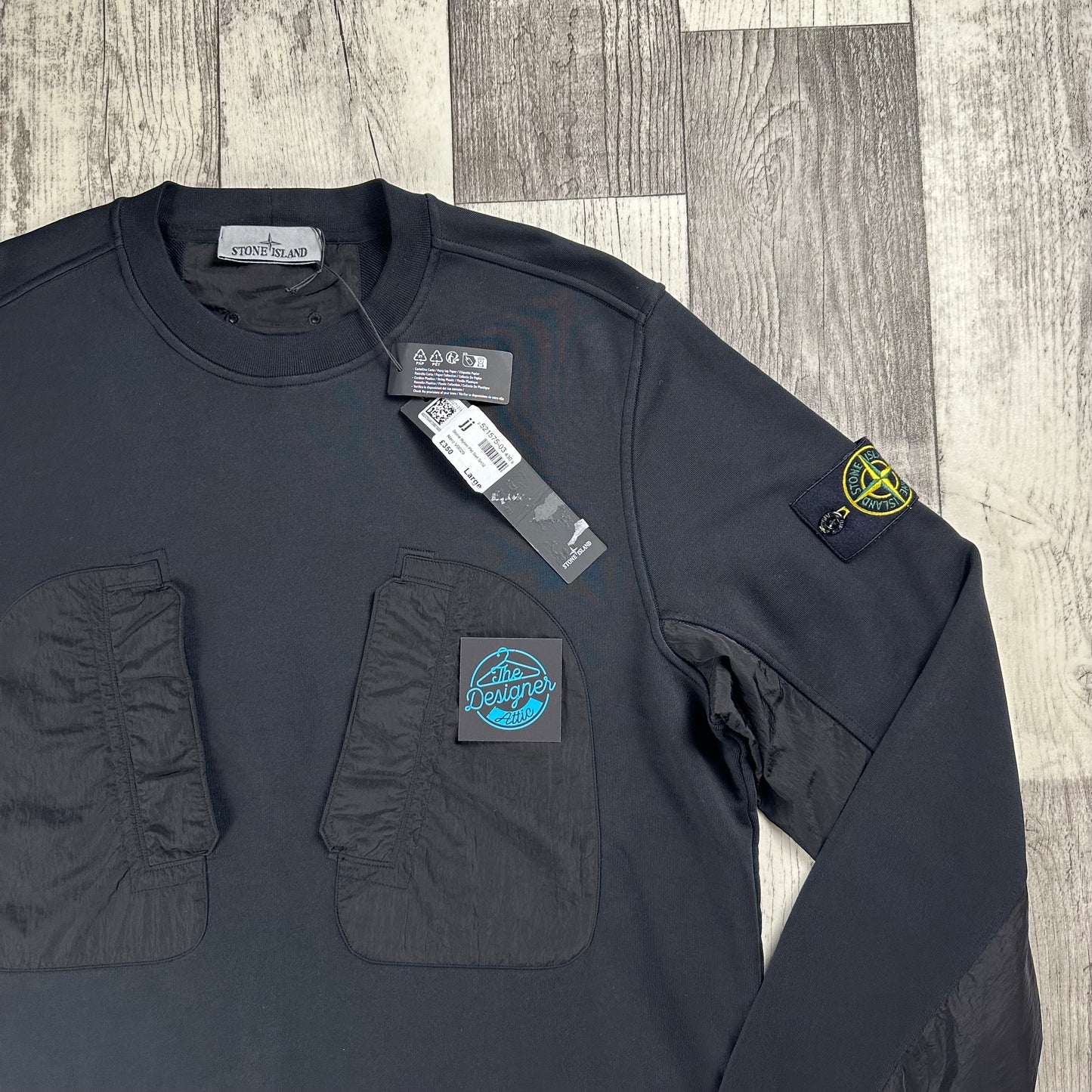 Stone Island S/S ‘23 Nylon Metal Sweater - Large