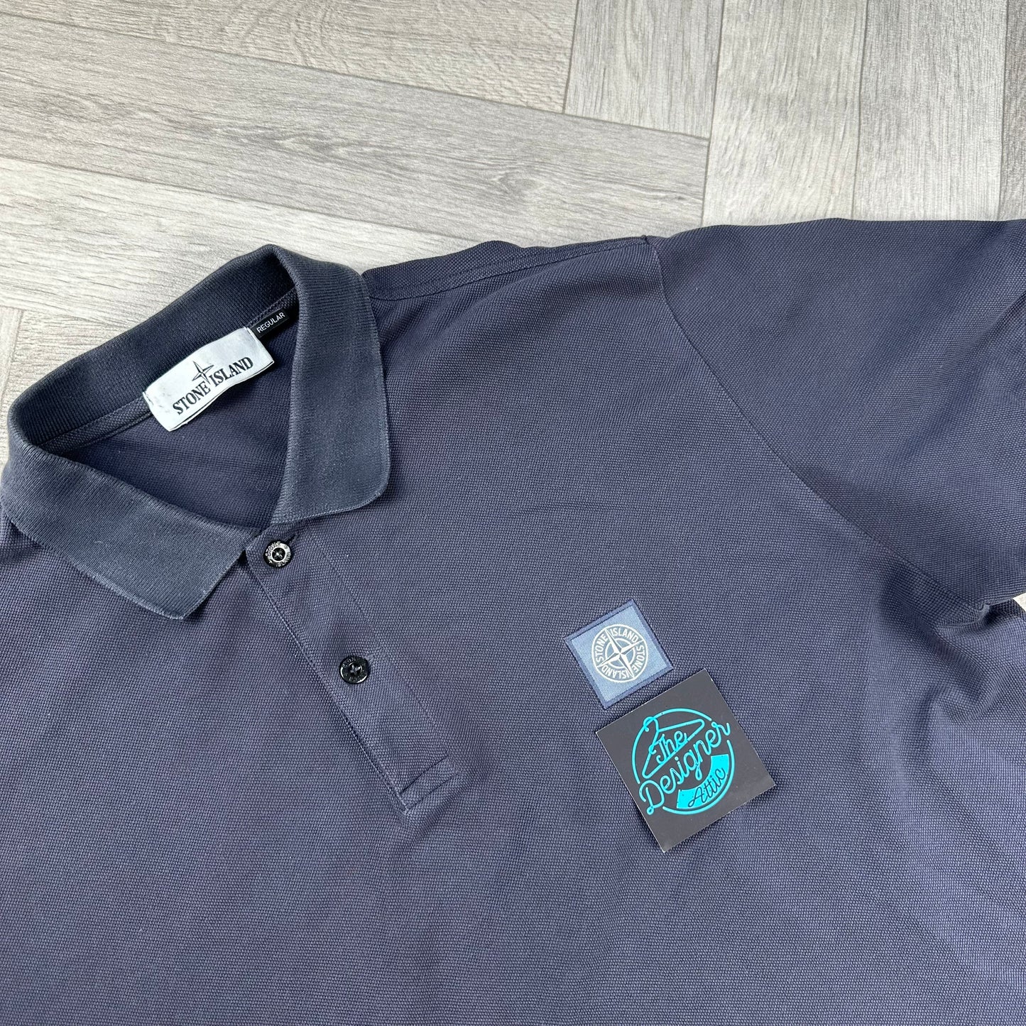 Stone Island Patch Polo Shirt - ExL