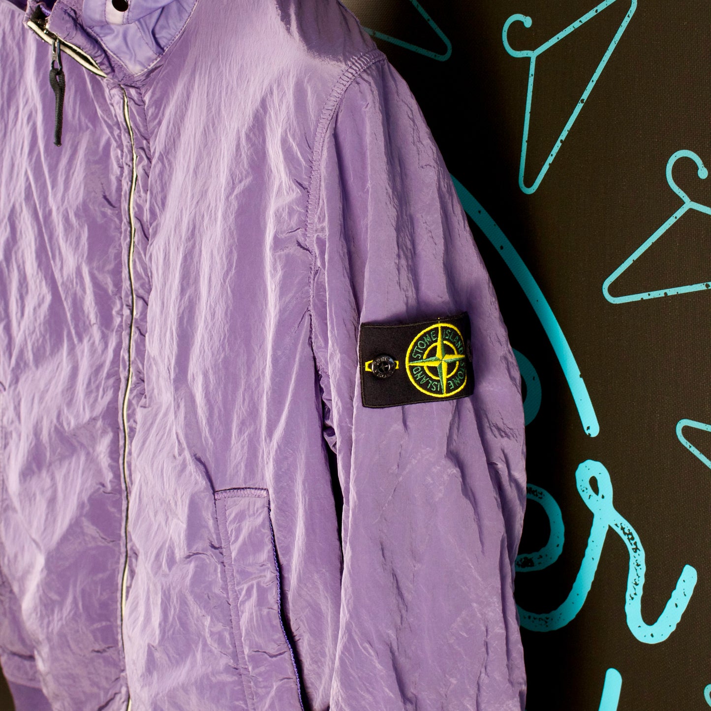 Stone Island Nylon Metal Tyvek Jacket - Large
