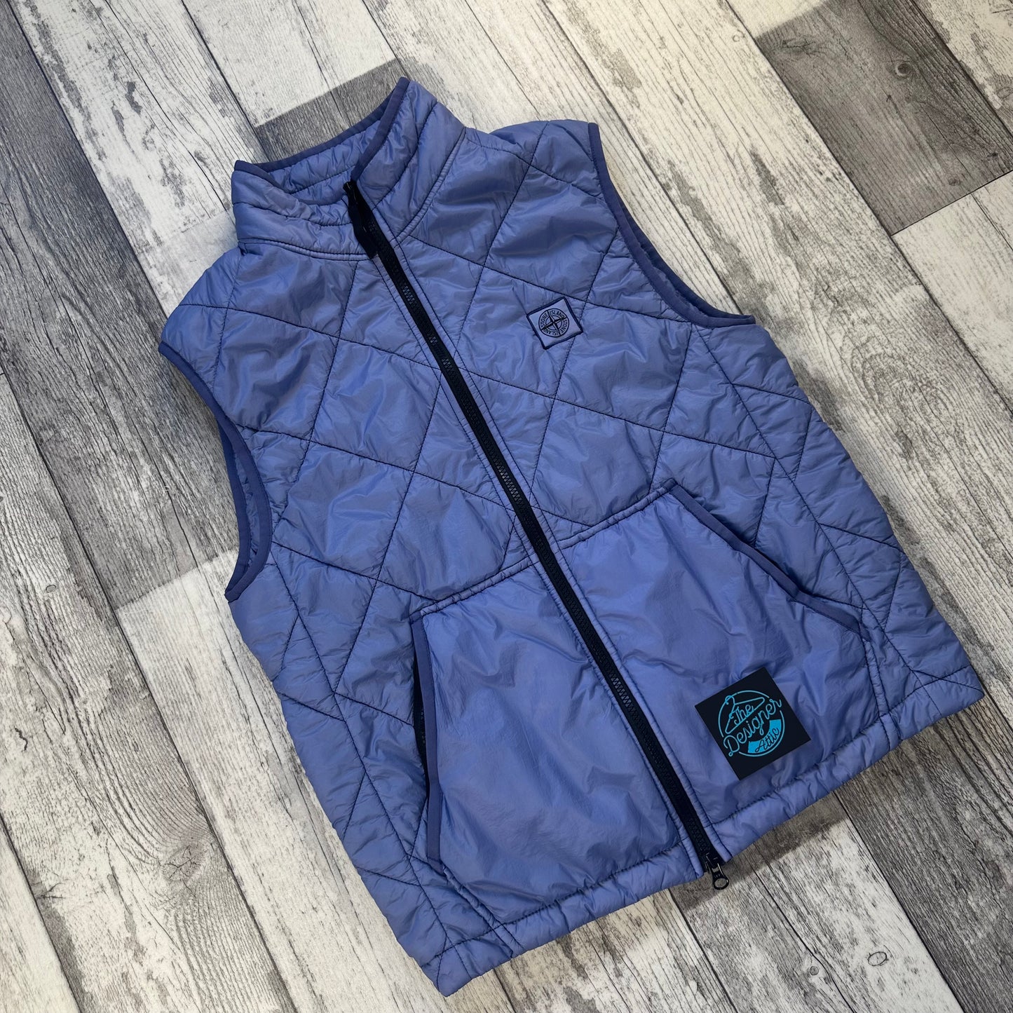 Stone Island Garment Dyed Quilted MicroYarn Gilet - Medium