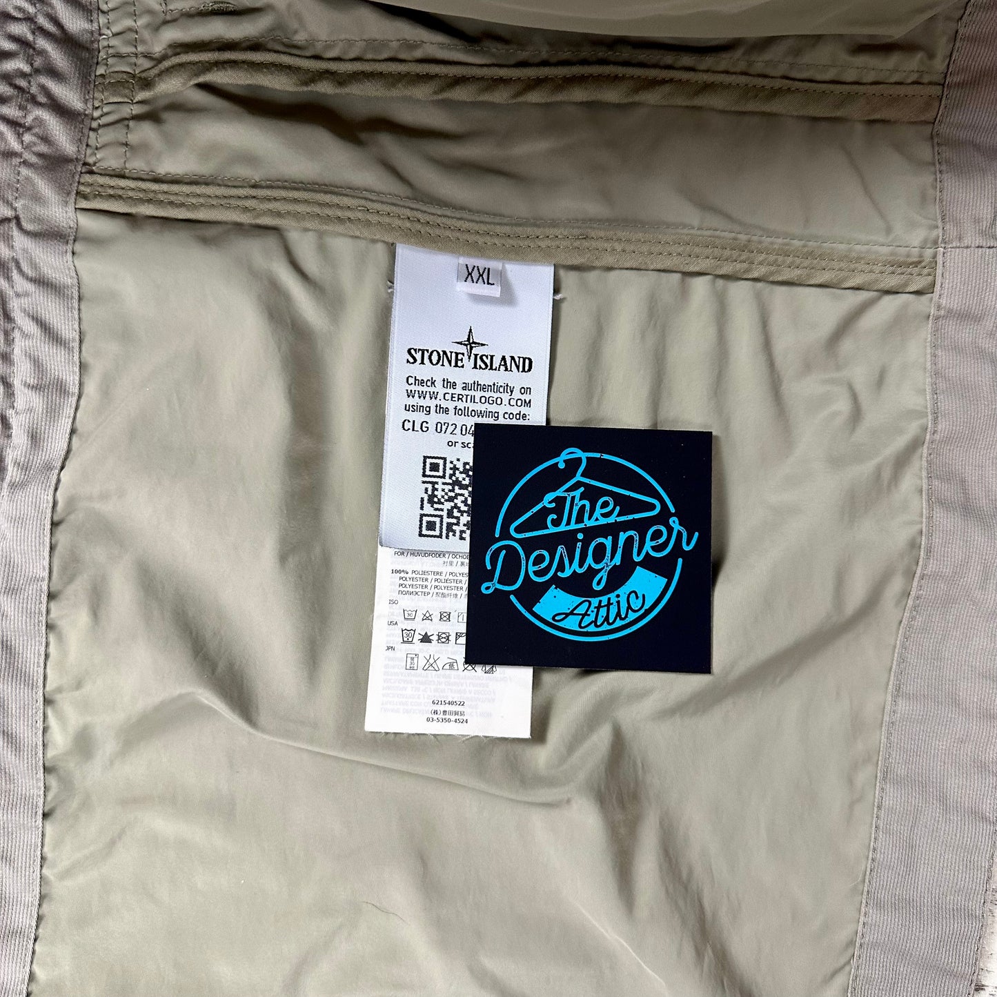 Stone Island Micro Reps Military Jacket - 2XL