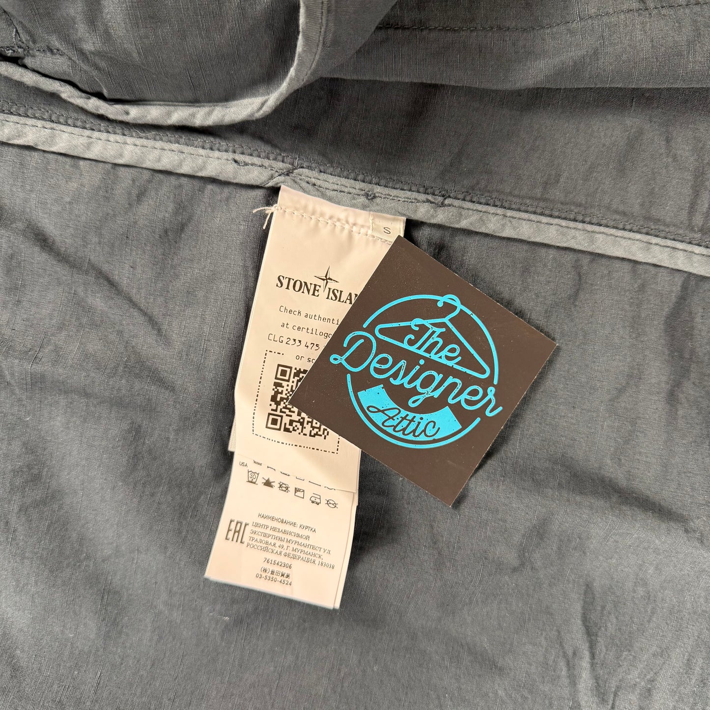 Stone Island Tela Cotone Lino Fiammato-TC - Small / Medium