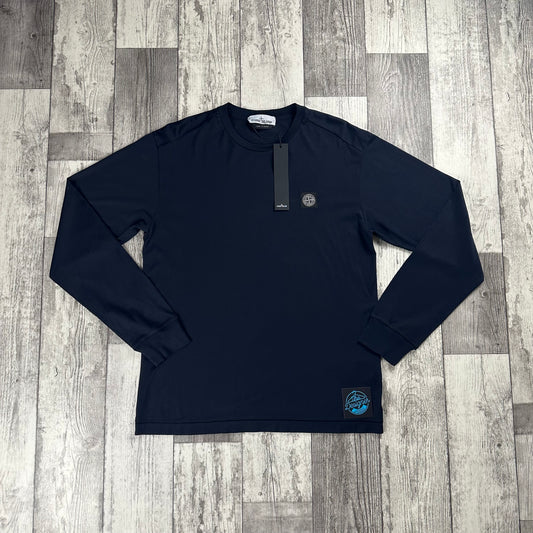 Stone Island L/S T-Shirt - Medium