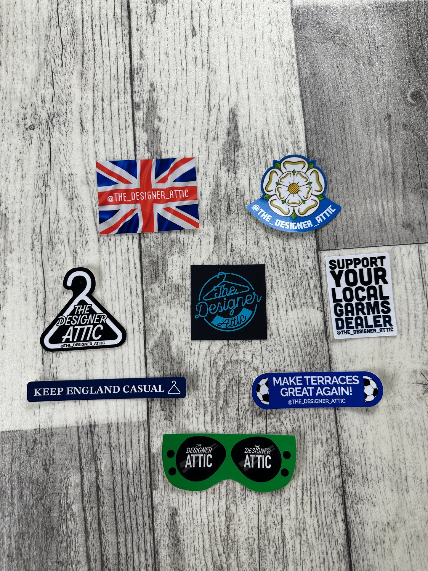 The Designer Attic sticker pack