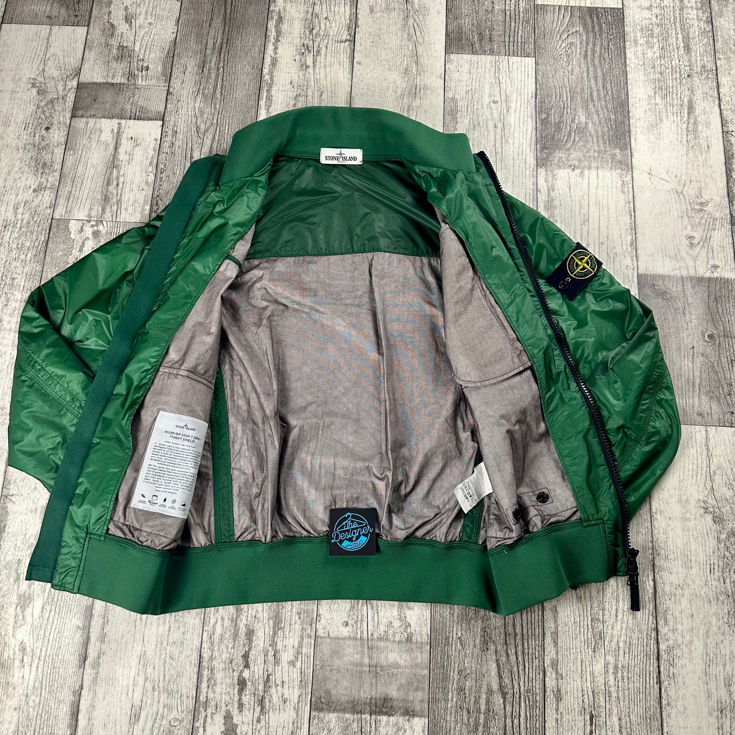 Stone Island Micro RipStop 7 Den / Tyke Shield Bomber Jacket - Large