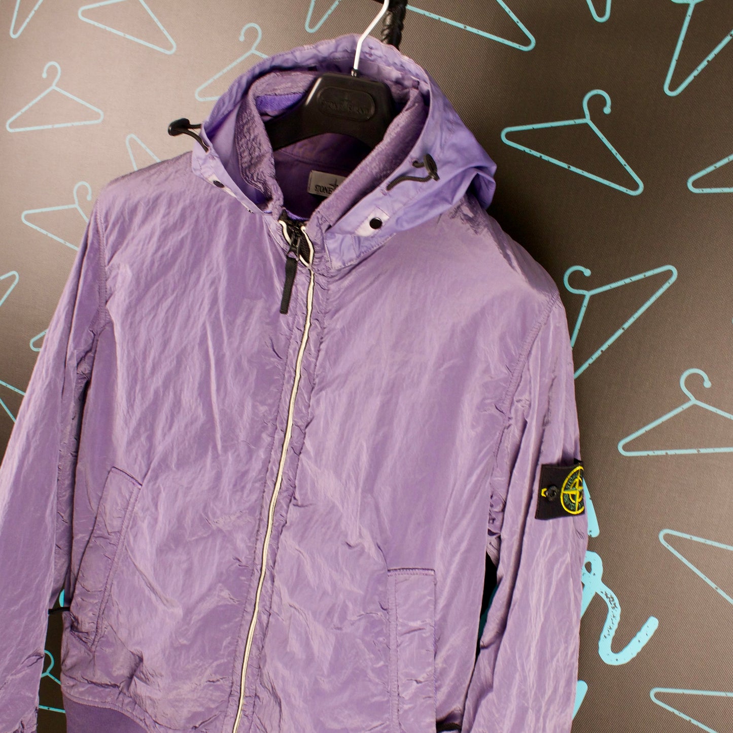 Stone Island Nylon Metal Tyvek Jacket - Large