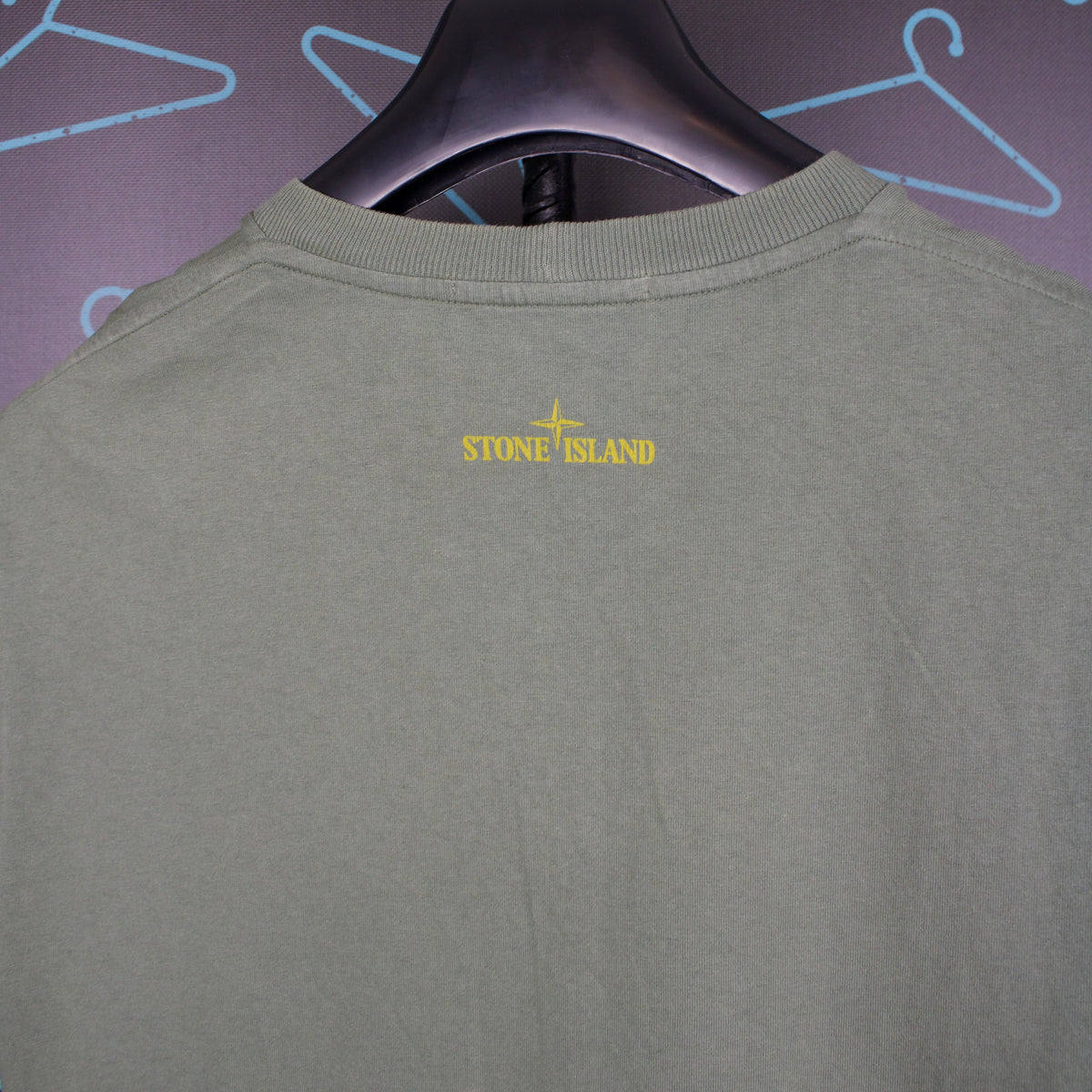 Stone Island A/W '21 Print Logo T-Shirt - Medium