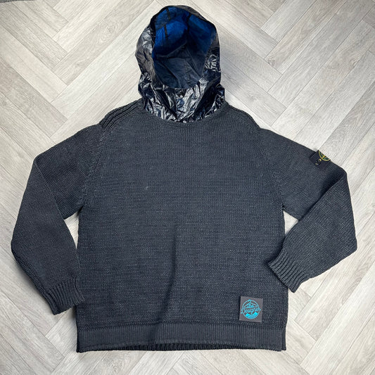 Stone Island A/W ‘03 Weave PVC Hoodie - 2XL