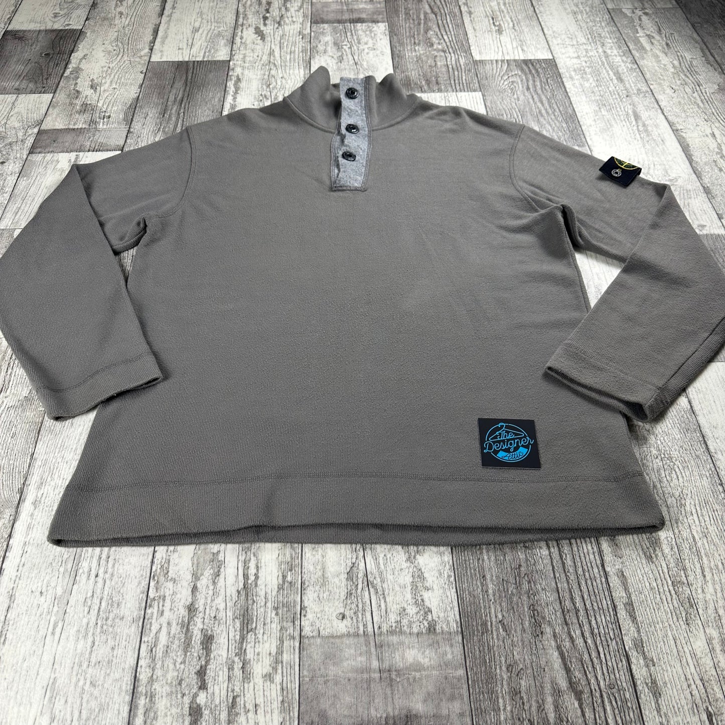 Stone Island A/W ‘03 1/4 Button Sweatshirt - Large