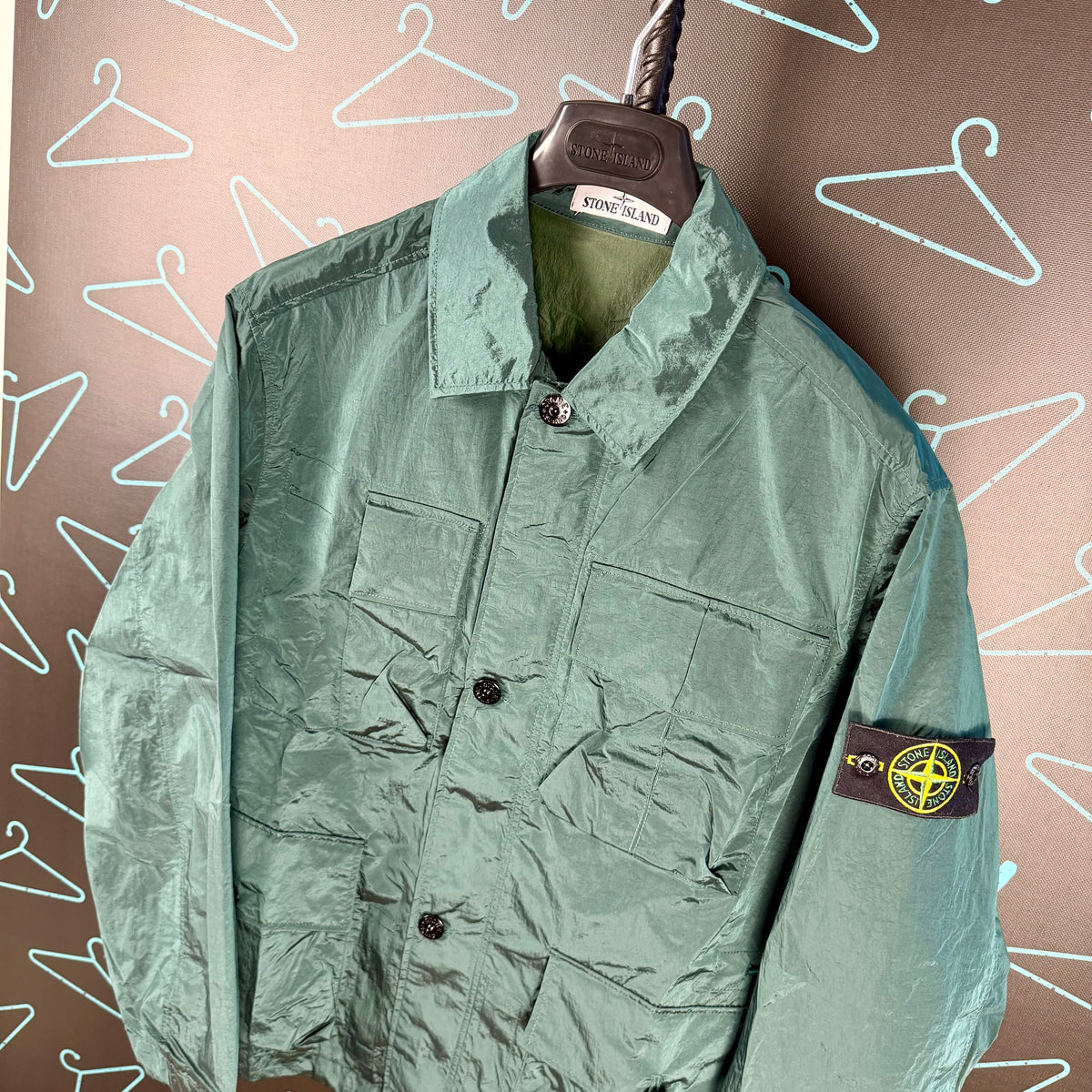 Stone Island S/S ‘23 Metal Watro-TC in Econyl Overshirt - Large
