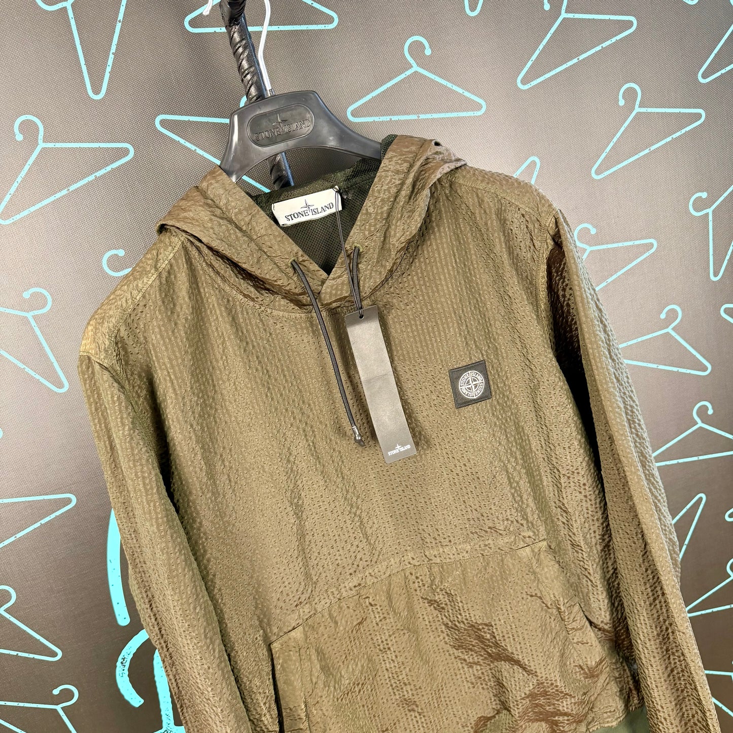 Stone Island Poly Frame Hoodie - Large
