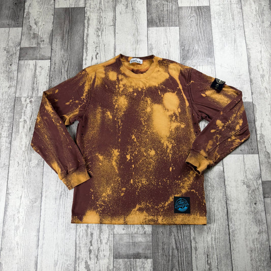 Stone Island Bleached Sweatshirt - Large