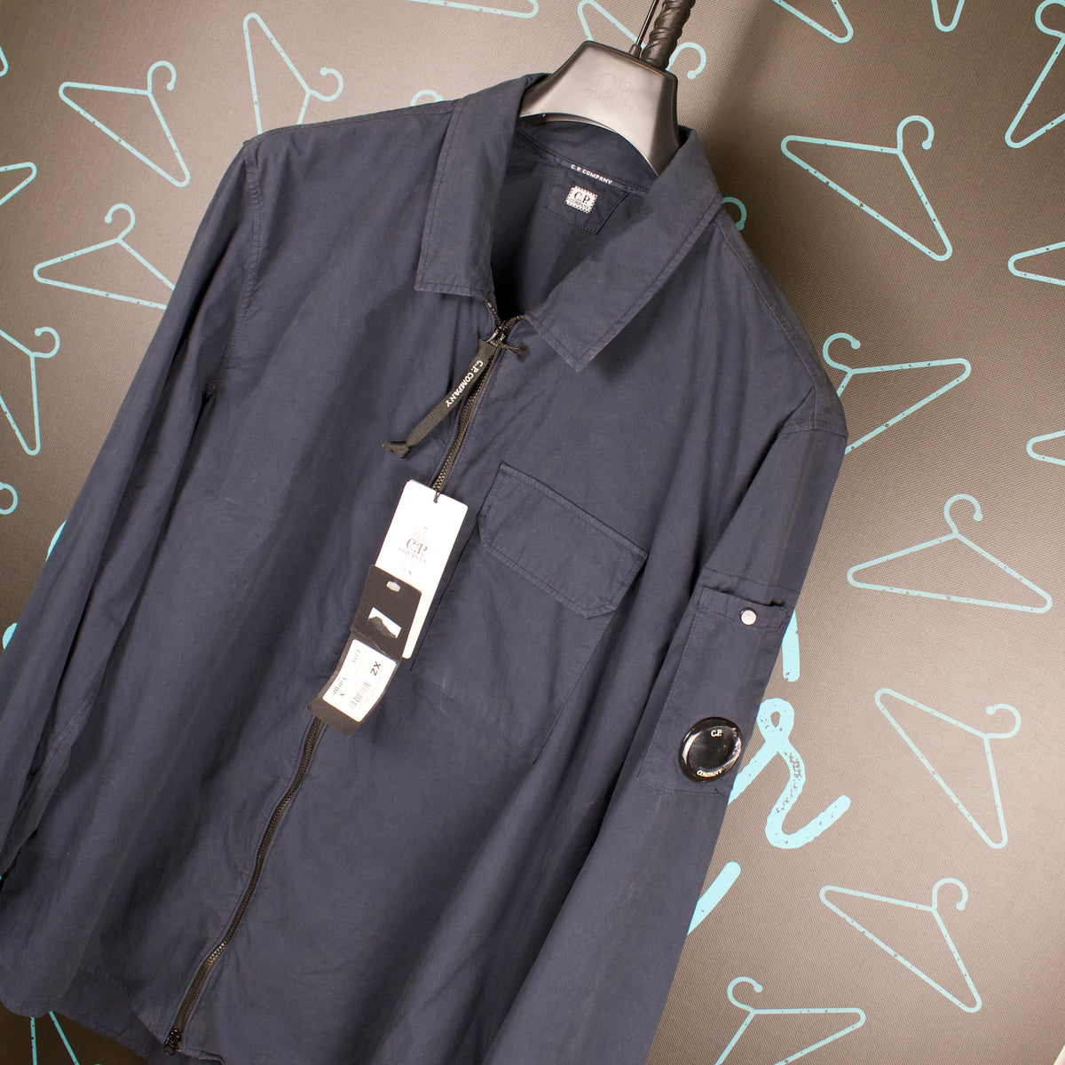 CP Company Zip Overshirt 'Total Eclipse' - ExL